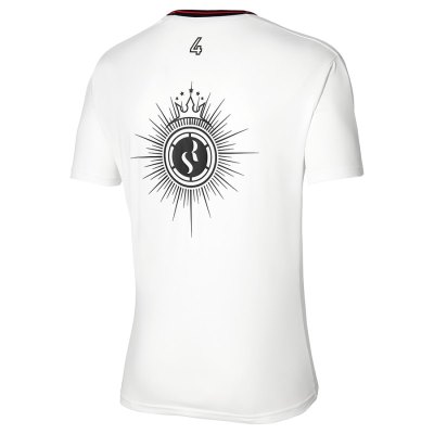 Camisa Mizuno Sergio Ramos Training Tee Hombre - Blancos - Chile M946XUWQTA